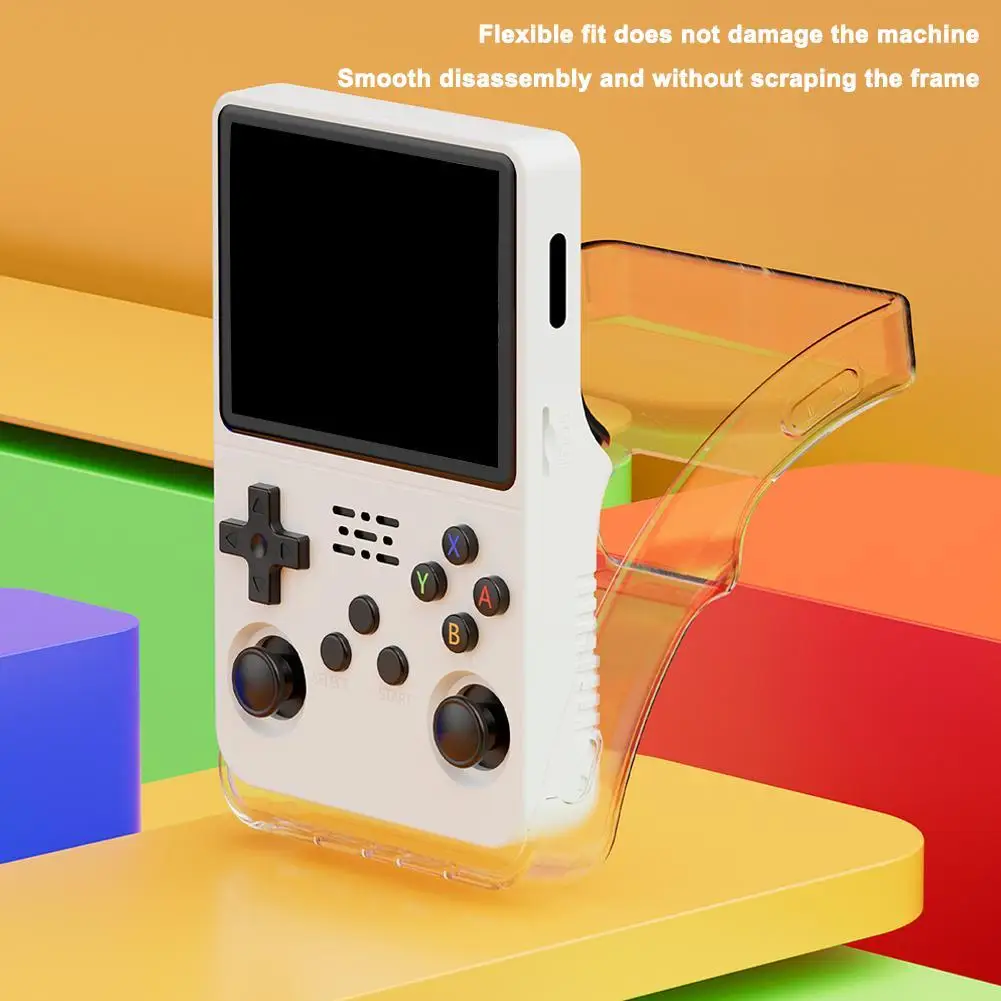 Transparent TPU Protective Case for Handheld Game Console