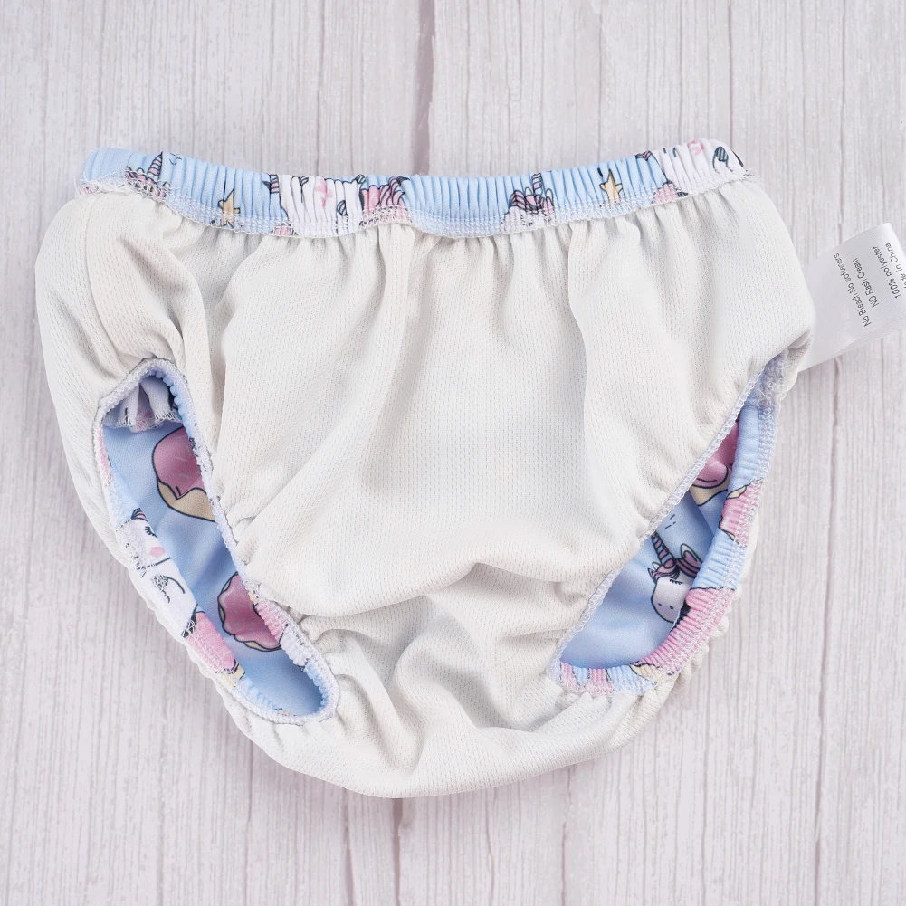 Elinfant 3 Size Flower Side Baby Swim Diaper Fashion Print Reusable Washable-swim diaper