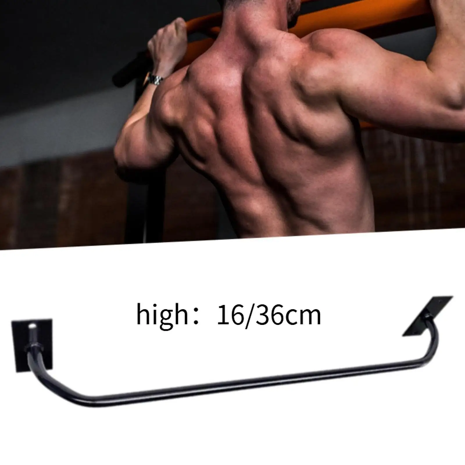 Wall Mounted Pull Up Bar for Upper Body Strength Training Equipment