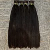 10A Virgin 100% Natural Balck Bone Straight Human Hair Bulk For Braiding Extensiones Cabelo Humano Weaving Unprocessed No Hair 2