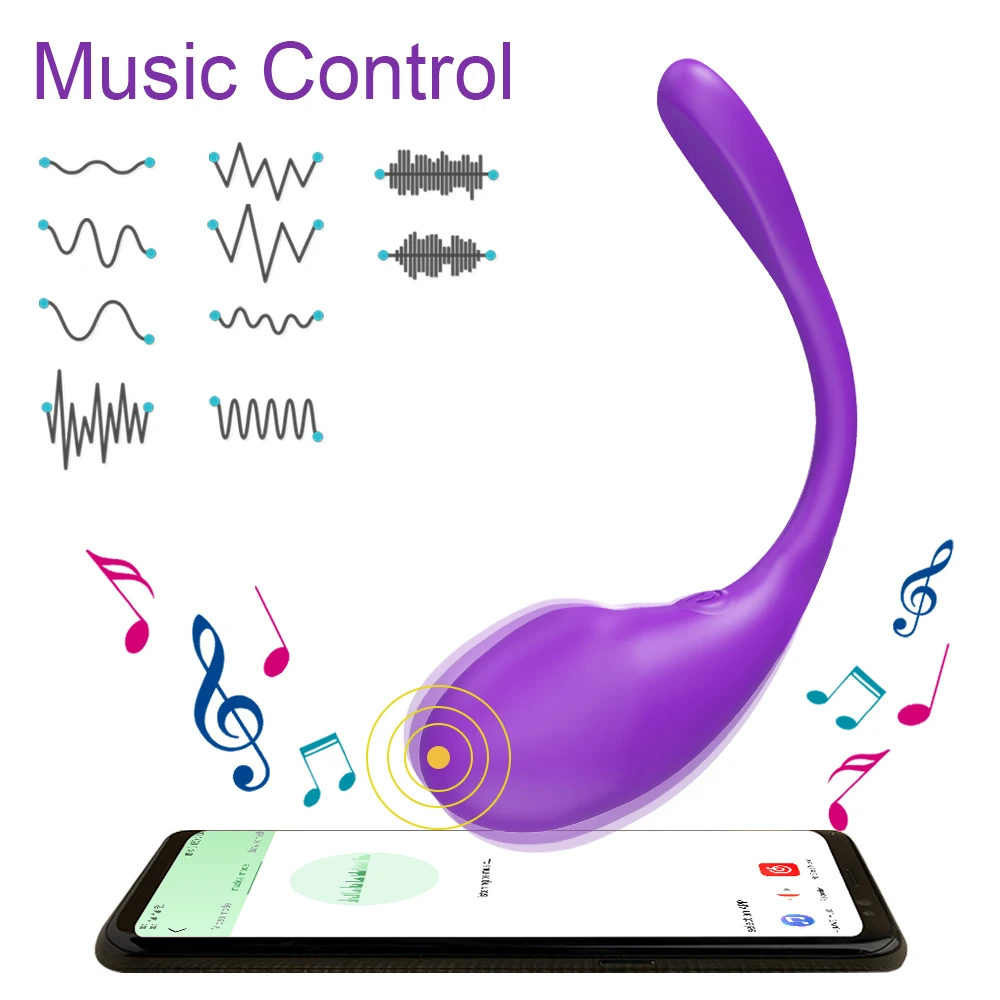 Vibrateur Vaginal/Anal Connecté Et Télécommandé Par APP - 9 Vitesses - Portable Et Discret - Neuf