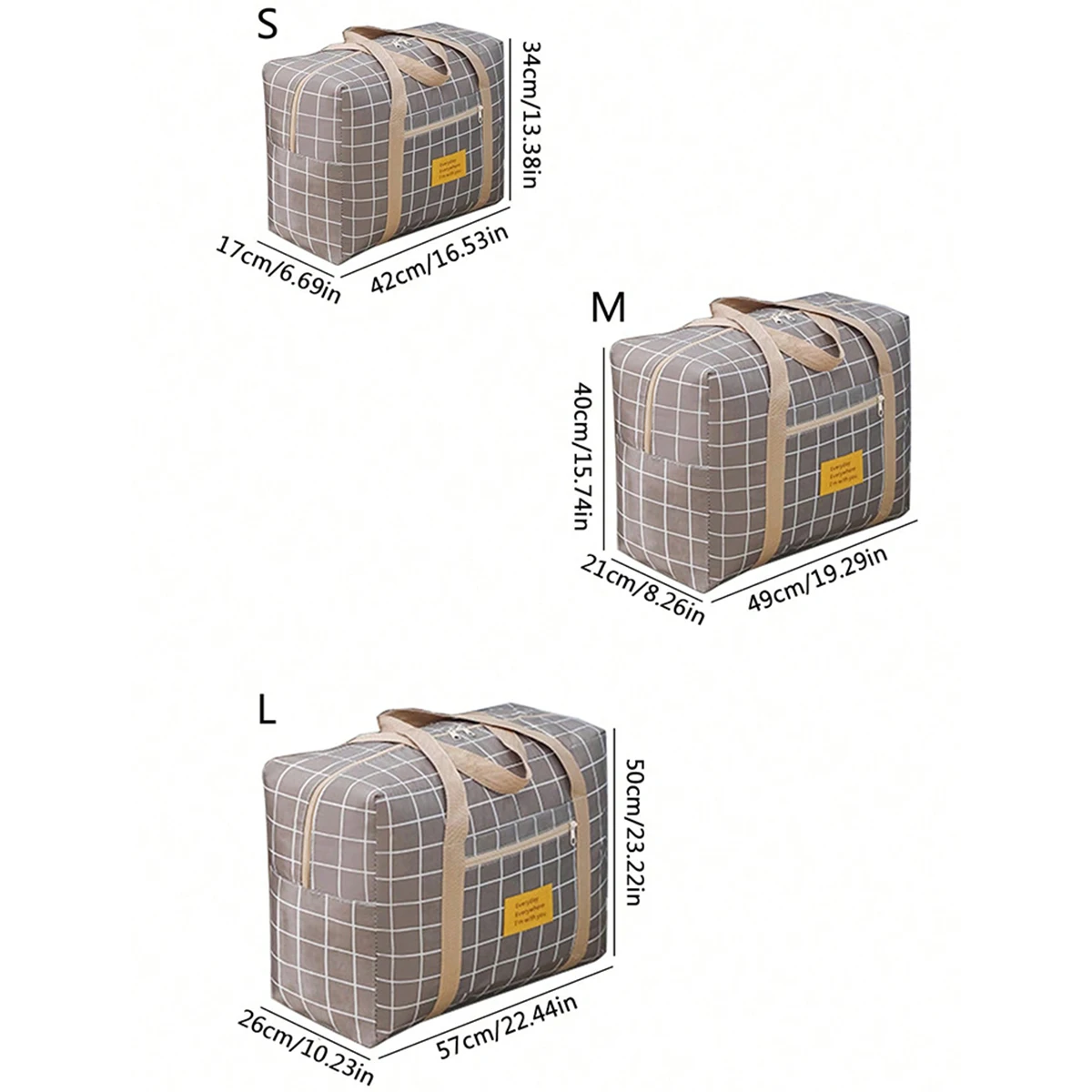 Thickened Waterproof Oxford Cotton Quilt Storage And Moving Bag 3