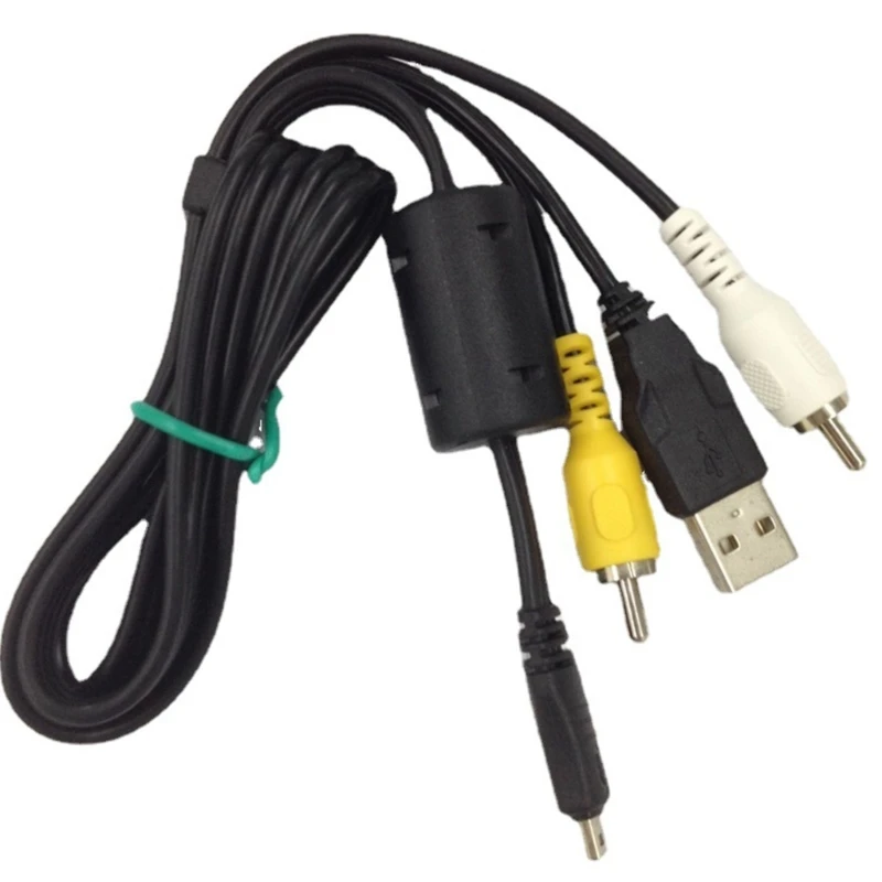 

Mini 8 Pin USB Data Cable with Video RCA for Nikon Portable and Durable