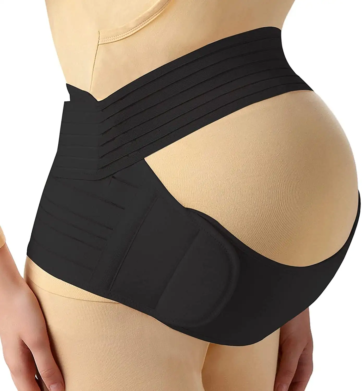 3-in-1 Maternity Belt Pregnancy Support Band with Belly Band Brace for Pain Relief and Postpartum Recovery Adjustable Waist
