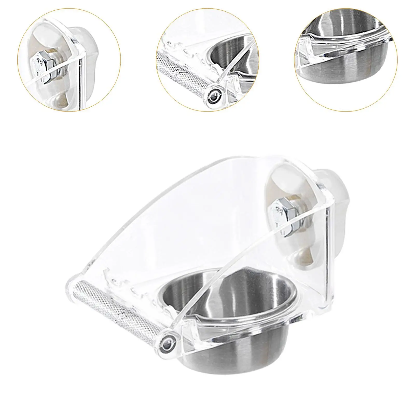 No Mess Bird Feeder for Cage Parakeet Feeder Sturdy with Anti Slip Stand Dispenser for Parrot Conures Bird Small Cockatoos No Mess Bird Feeder for Cage Parakeet Feeder Sturdy with Anti Slip Stand Dispenser for Parrot Conures Bird Small Cockatoos