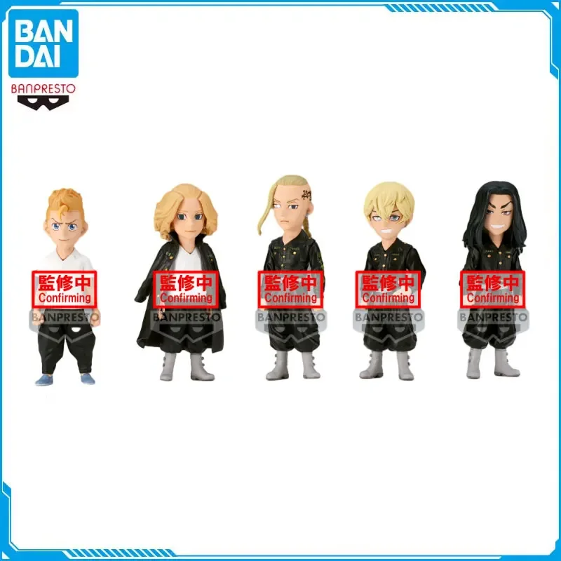 BANDAI Original WCF Tokyo Revengers Vol.1 Draken Mikey Manjiro Sano Anime Action Figures Collectible Full Set Model Toys