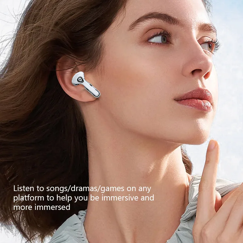 Wireless Bluetooth Earphones with LED Display for Outdoor Sports Work with Android and Apple Devices HiFi Stereo Headset Earbuds