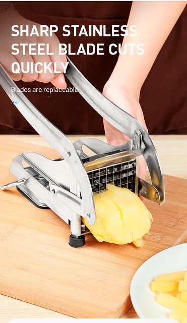 Commercial Potato Strip Cutting Machine Vertical French Fry Cutter Hand  Press Vegetable Fruit Slicer - AliExpress