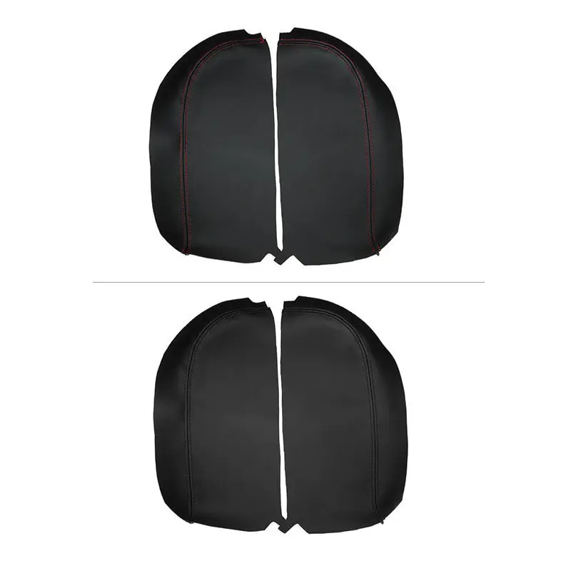 Black Microfiber Leather Center Console Lid Cover For Acura TSX 2009-2014 - Upholstery Skin Only