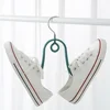 1pcs Shoes Hanger Rack Plastic Double Hook Drying Shoe Rack Multi-Purpose Drying Shoe Rack Bedroom Scarves Clothes Storage Hook 2
