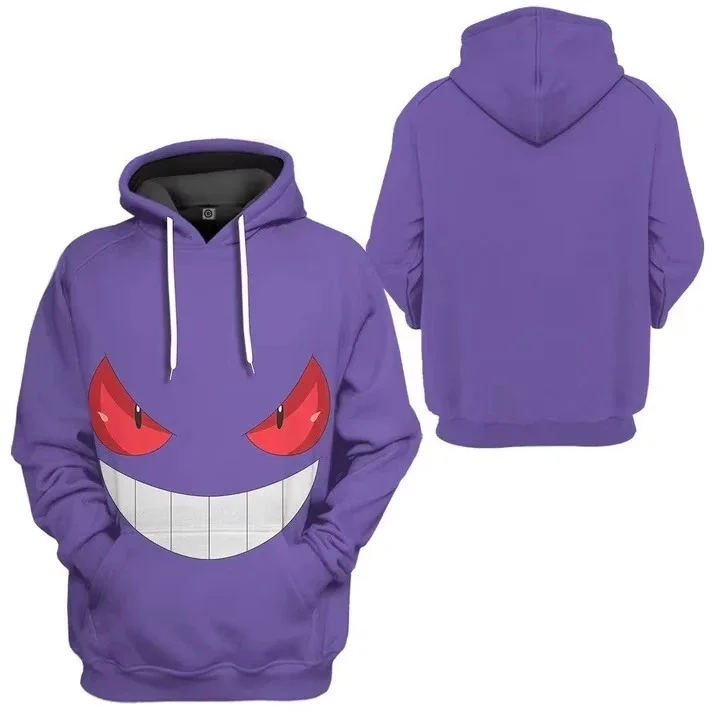 thumbnail image 1 of Pikachu Anime Elf 3D Digital Printing Fashion Casual Sweatshirt Hooded Pullover Zipper Shirt Birthday Gift, 1 of 5