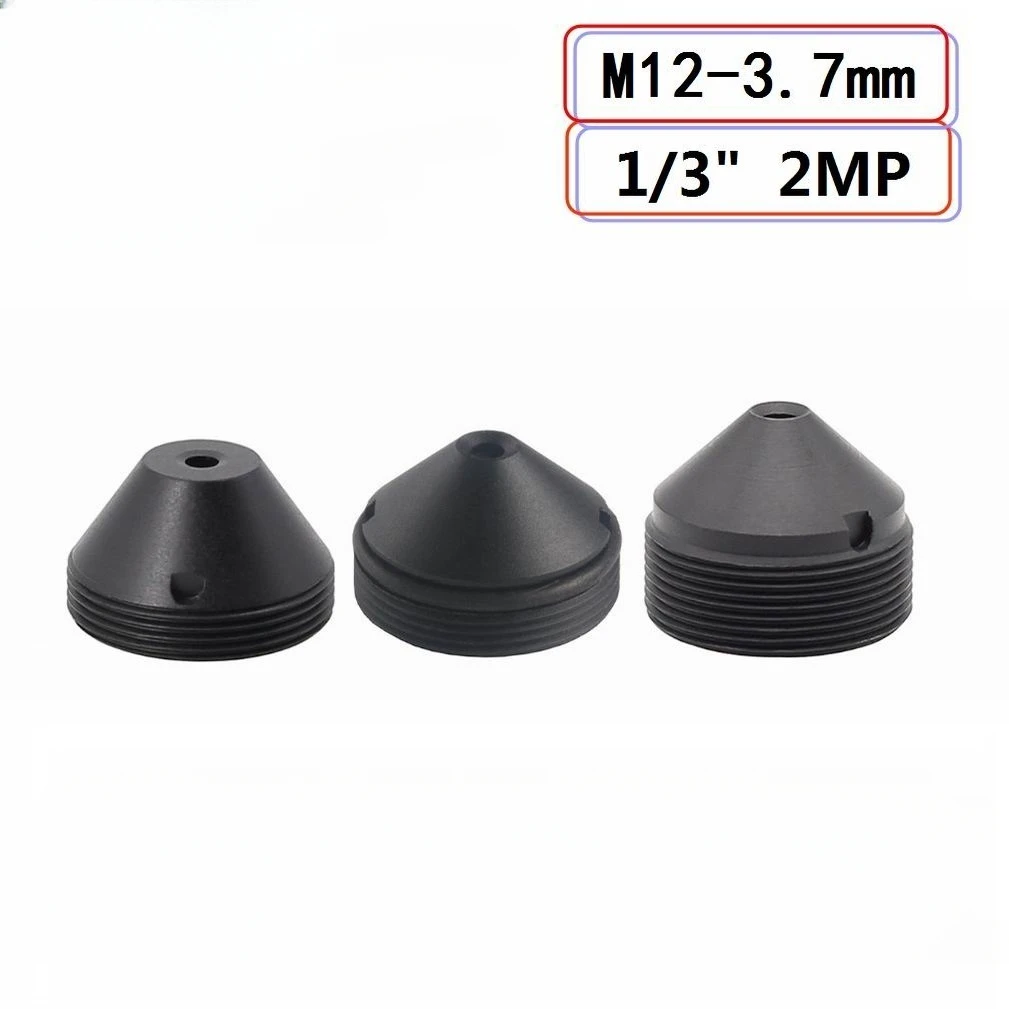 

Flat Cone Lens 3.7mm High-definition 2MP Pointed Cone Small Square Camera Lens Security Accessory M12 650nm Filter Is Installed