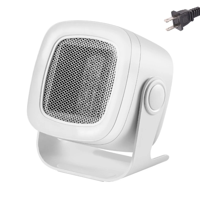 Small Desk Ceramic Heater Portable Electric Heater 2 Gear Room Heater