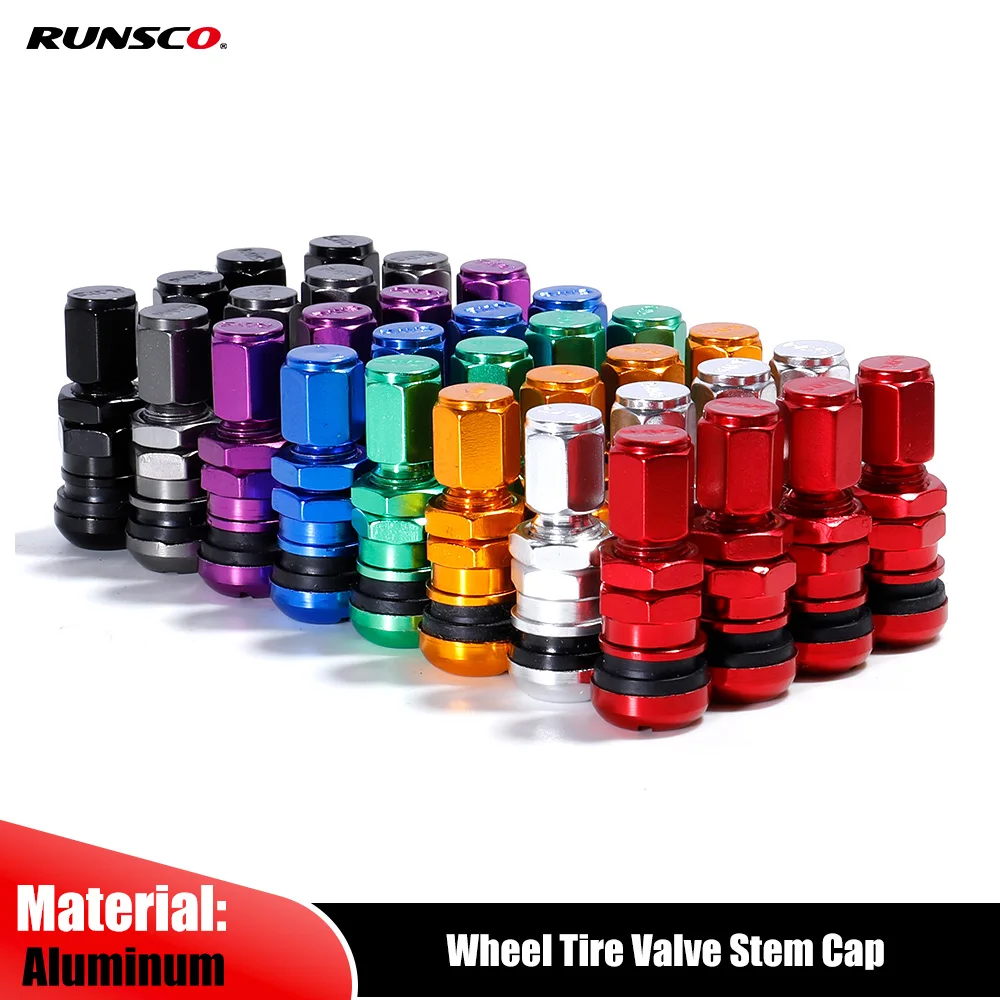 휠부품 범용 자동차 스티어링 휠 부스터 볼, 노동 절약 회전 스피너 노브, 베어링 파워 핸들 홀더, 자동차 액세서리 11 알루미늄 밸브 금속 휠 타이어 밸브 스템 캡 에어 커버, 블루 레드 블랙 실버 골드 그린 퍼플, 세트당 4 개