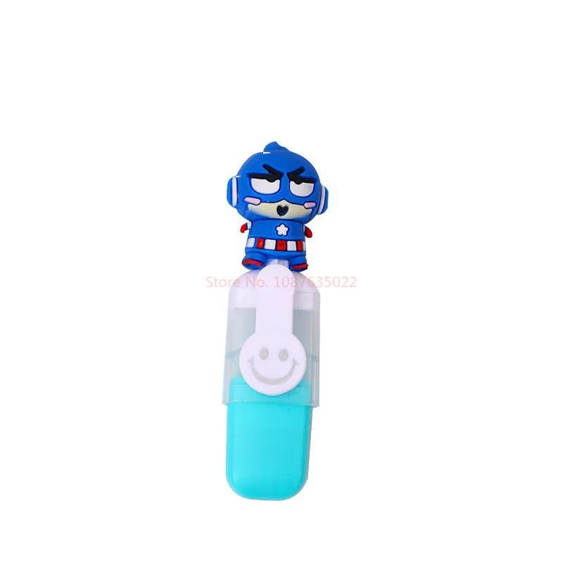 6pcs Disney Avengers Bagged Mini Highlighter Cartoon 6color Diy Handbook Pen Cute Student Marker Stationery Gift