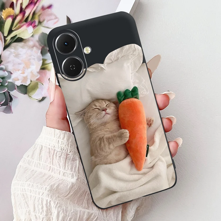 Stylish Painted Soft Silicone Phone Case - Vibrant Design Back Cover