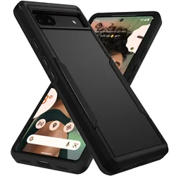 Premium Shockproof Hard Cover Case for Google Pixel - Durable Phone Protection and Accessories (Black)
