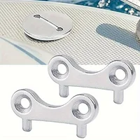 2Pcs Universal Boat Gas Cap Key Water Tank Deck Filler Spare Key Marine Hardware Boat Accessories 2