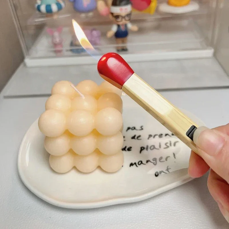 Creative ultra long fire rod open flame ignition lighter inflatable portable candle aromatherapy lighter smoking accessories kerosene lighter bbq lighter butane gas lighter cigarette lighter