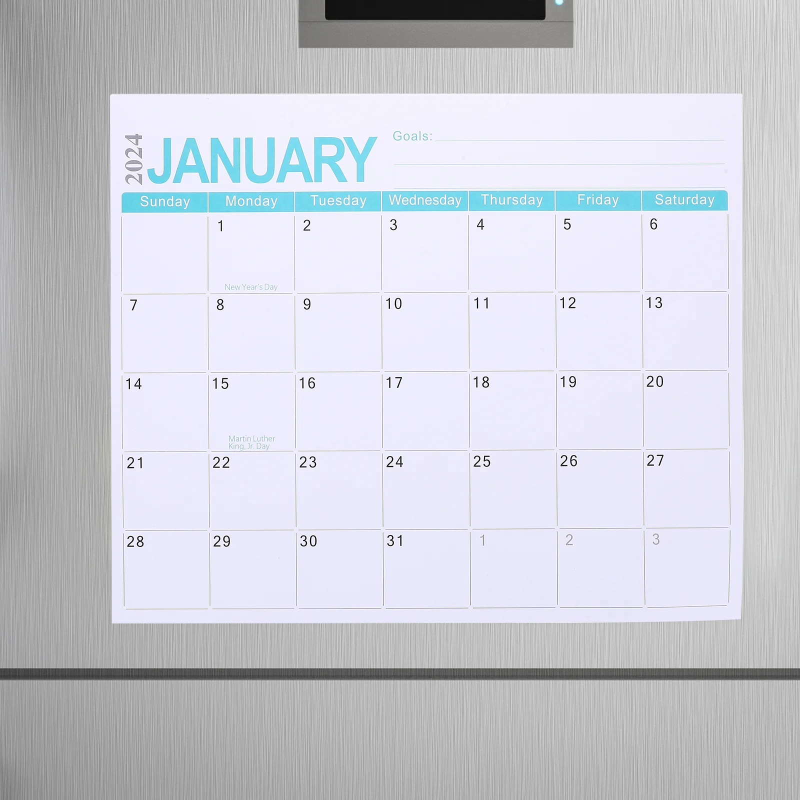 Refrigerator Dry Erase Calendar Fridge Surface Decor Magnetic Erasable Memo White Board Monthly Planner Blackboard Sticker
