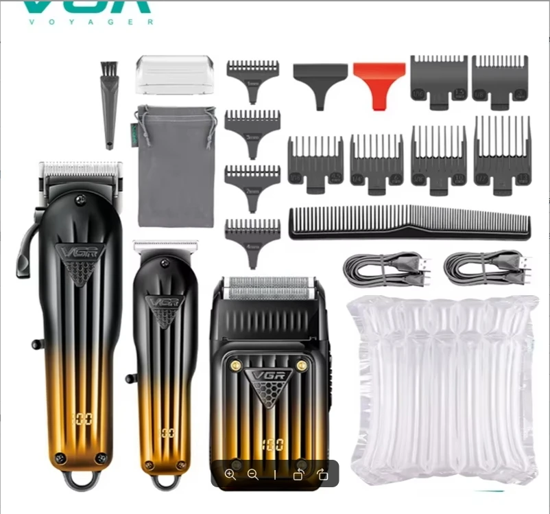 VGR 644 مزيج قص الشعر المتدرج ماكينة حلاقة كهربائية قابلة للشحن ماكينة قص الشعر الاحترافية للرجال نحت دافعة كهربائية