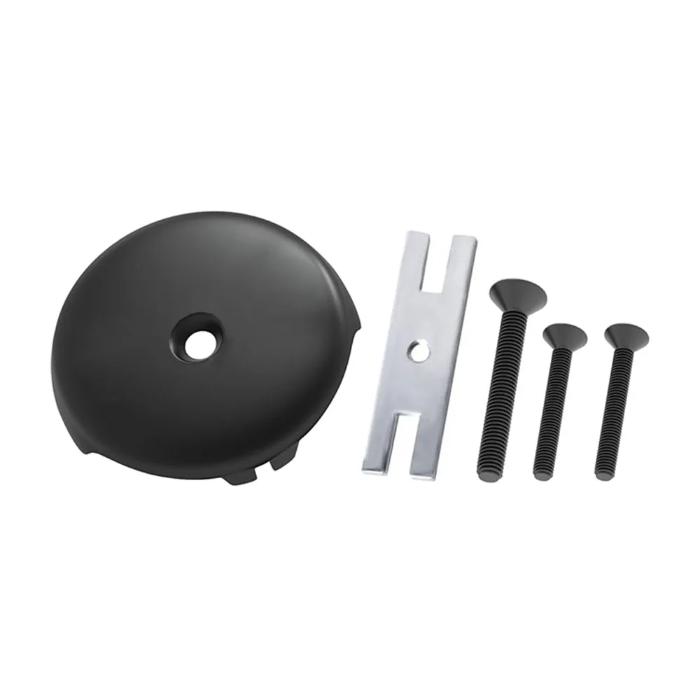 1pc Bathtub Overflow Cover Plate with Screws Bathroom Basin Trim Bath Drain Cap Sink Round Overflow Ring Plug Bathroom Hardware