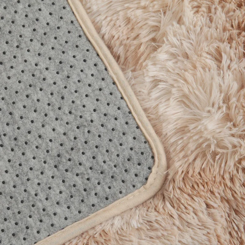 Irregular Heart Plush Carpets Bedside Soft Sweet Anti-slip Living Room Bedroom Floor Sofa Universal Washable Home Decor Doormat 6