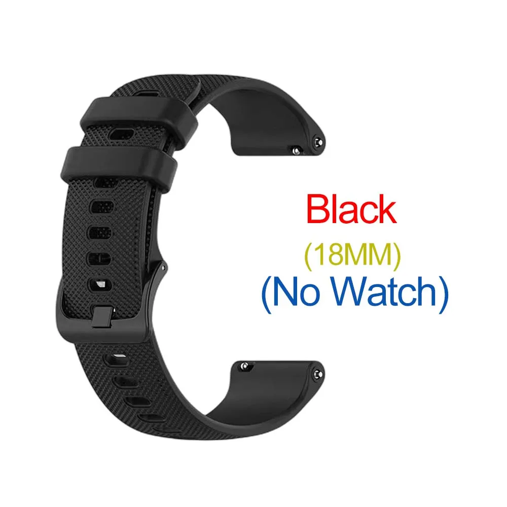 Sleek 18mm/20mm Smartwatch Strap Bracelet Replacement Wristband