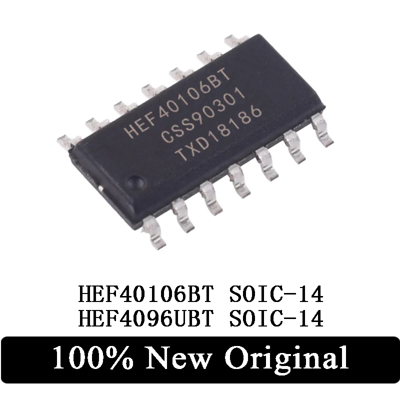 10Pcs Hef40106Bt Muslimah Hef Sop-14 Chip Logico Serie Soic-14 Chip Ic Logico Semiconduttore In Magazzino Per Pcb Bom Spedizione Gratuita