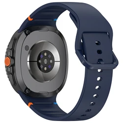Luxury Silicone Band for Galaxy Watch - Premium Strap for Men and Women (Midnight Blue)