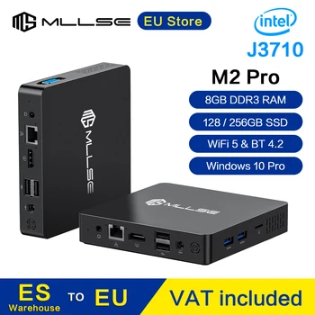 MLLSE M2 Pro Mini PC Intel J3710 CPU 8GB RAM 256GB SSD WiFi5 BT4.2 Windows 10 Mini Computer Desktop 1