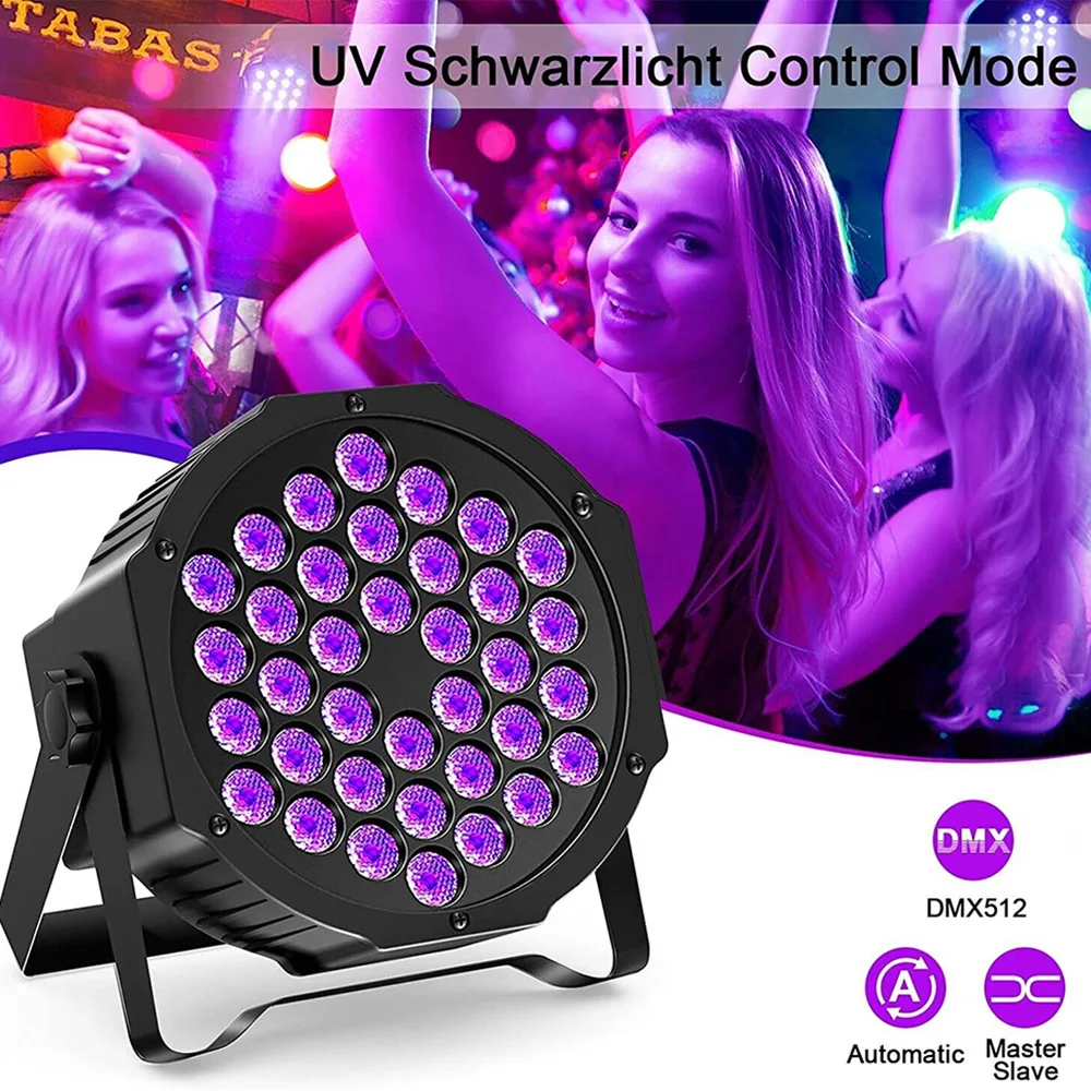 Led Uv Disco Light Dmx512 Mini Luce Stroboscopica Dj Party Ballroom Projection Light Wedding Halloween Christmas Atmosphere Light