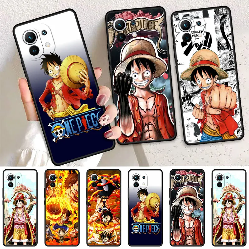 

Case For Xiaomi Mi Poco X3 NFC 11T Pro 11 Lite 12 X5 13 X4 GT 10T 9T M5 M3 C40 F1 Silicone Phone Cover Anime Manga One-Piece Sac