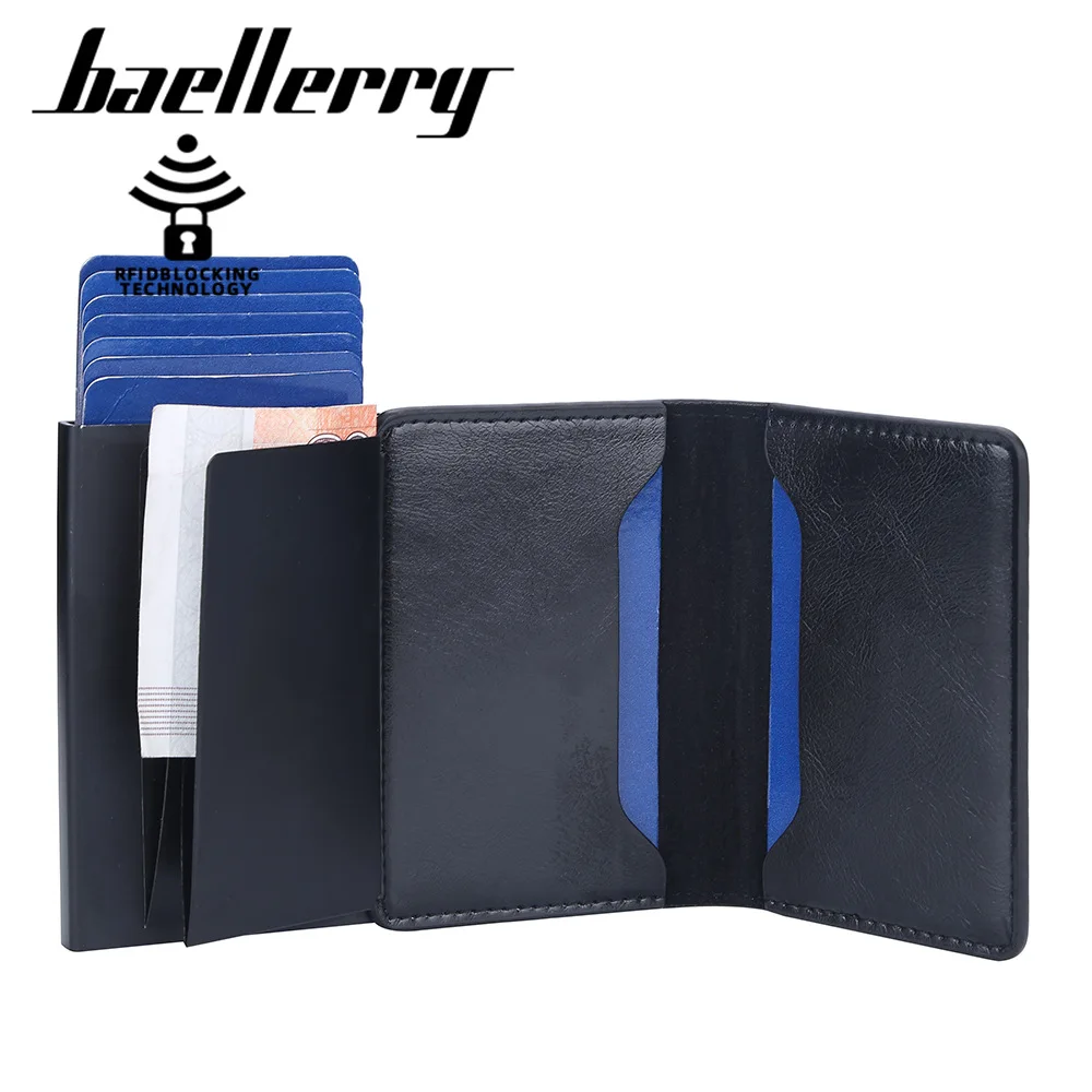 ID Credit Card Holder Case Wallet RFID Blocking Aluminum Slim Mini Small Money Bag Purse