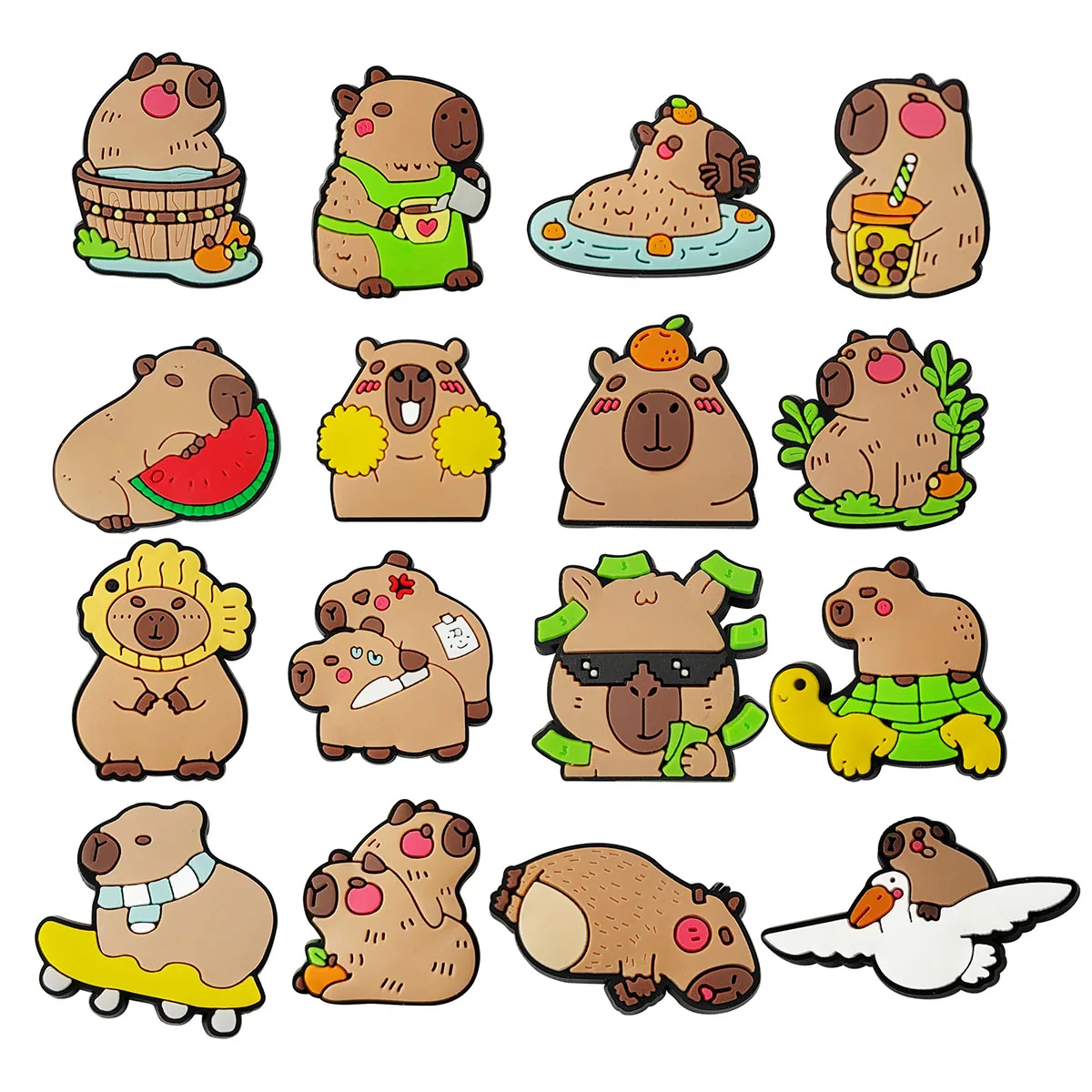 thumbnail image 2 of SAFITOYA Capybara Decorative Clog Charms For Boys Girls 2 of 13