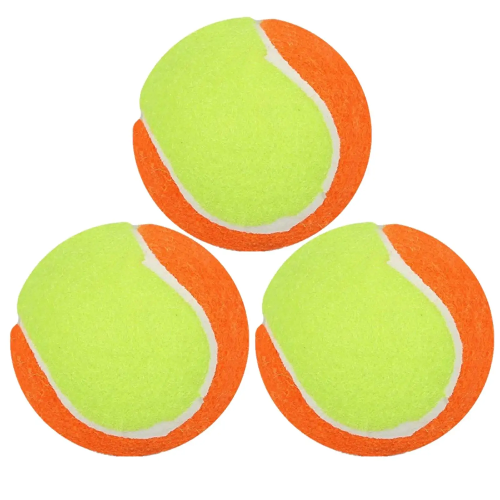 3x Tennis Easily Track pinwheel Hit Shots Dog Toy Soft Tennis Balls for for Outdoor Adult Dogs