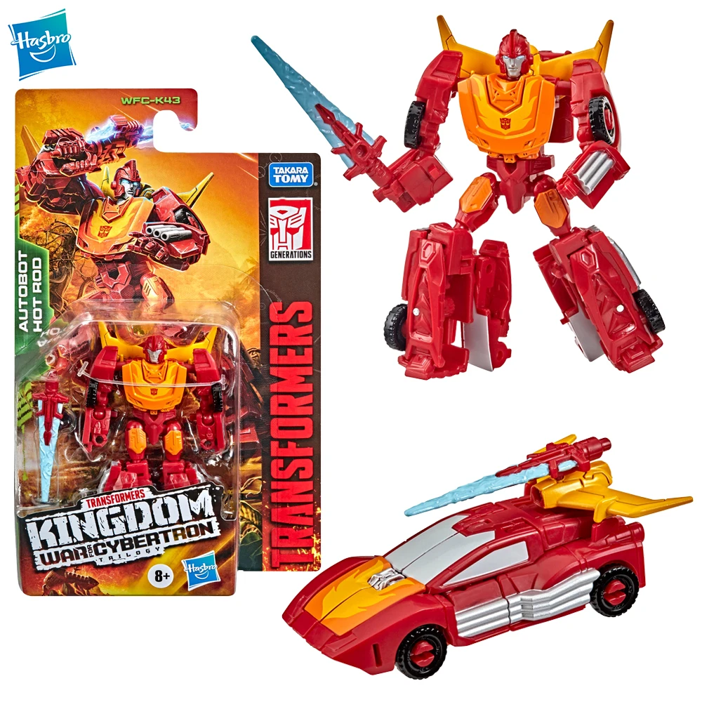 [In-Stock] Separers Strappo War For Cybertron: Kingdom Core Class Wfc-K43 Autobot Hot Rod Modello Da Collezione Originale Da 3.5 Pollici