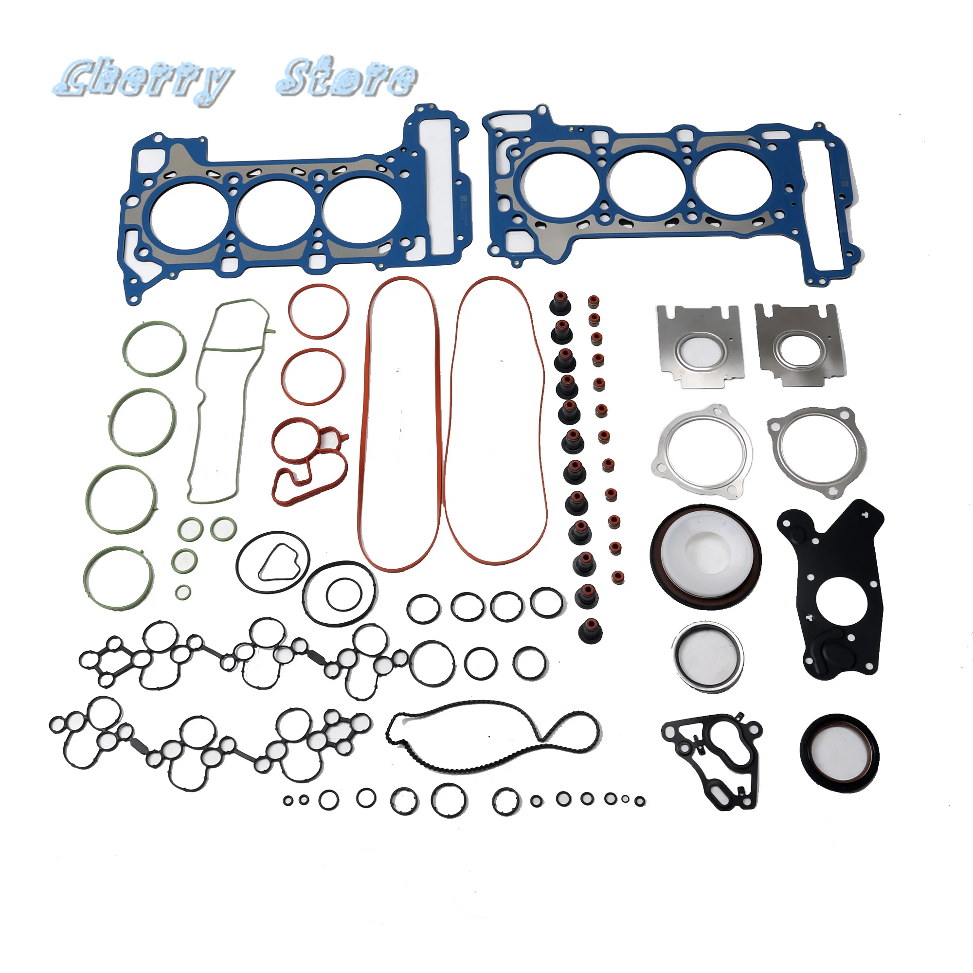 

06M103148H Engine Overhaul Kit for AUDI A4 A5 A6 Q5 Bentley Porsche Cayenne VW Touareg EA839 3.0T Cylinder Gasket No:06M103650D