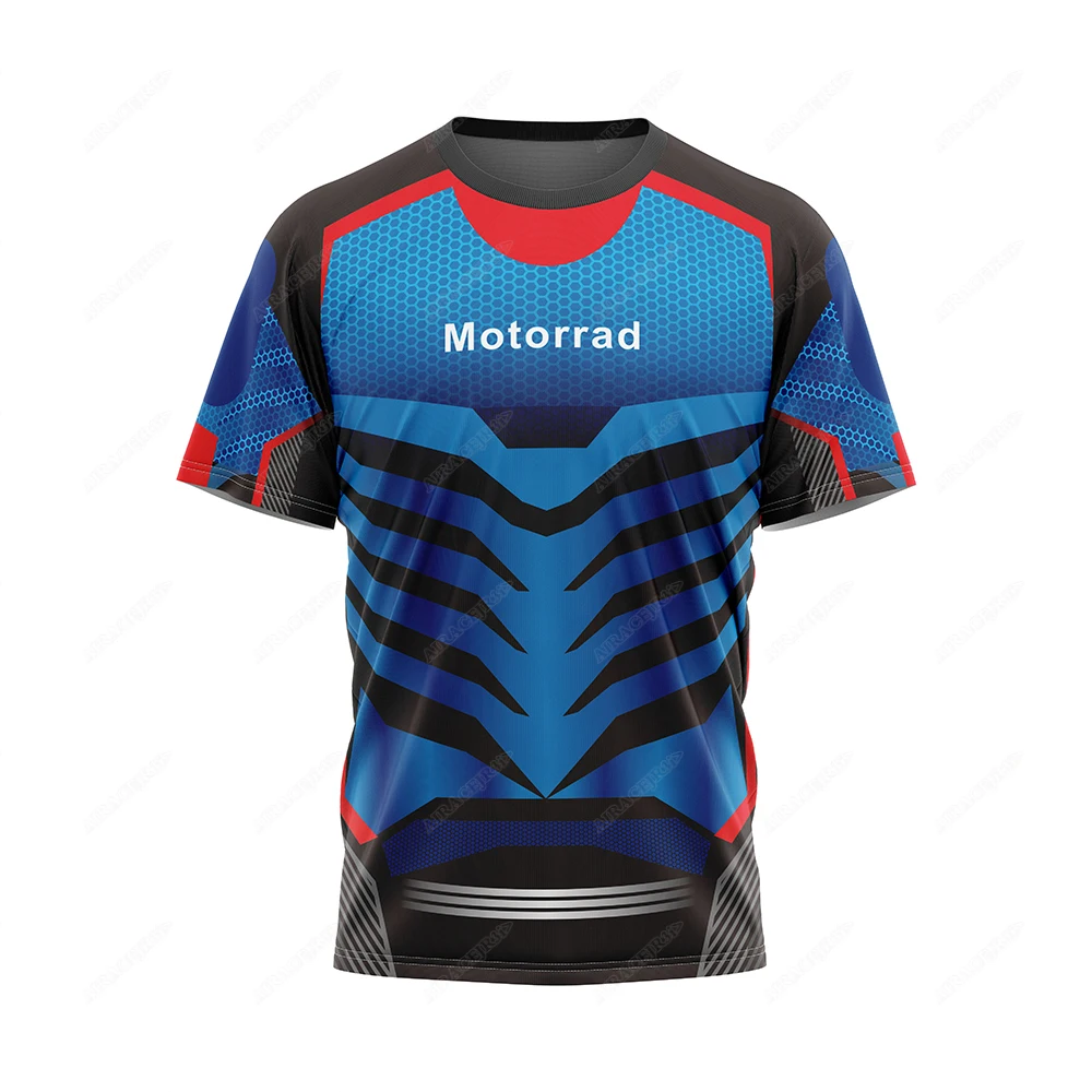 

For BMW Adventure Motorrad Motorsport Travel Motorcycle Sports T-Shirt Mens Team Racing Jerseys Summer Quick-Dry Leisure