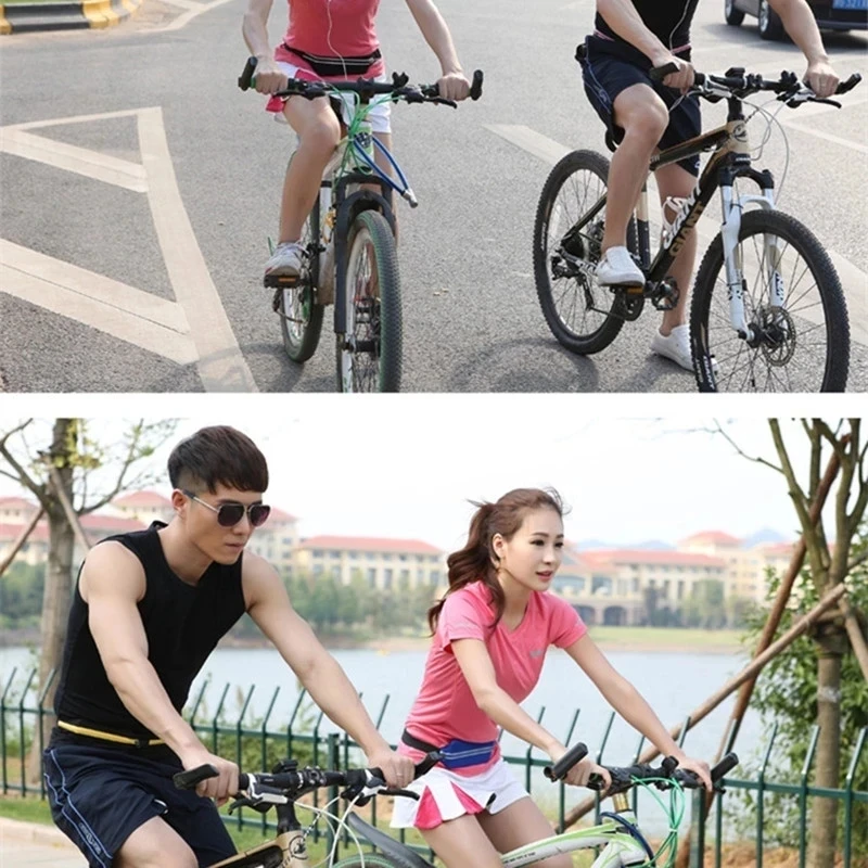 Waist Pack Double Pocket Waterproof Phone Belt Nylon Casual Small Bag Traveling Running Cycling Hiking Sport Traveling Shopping 4