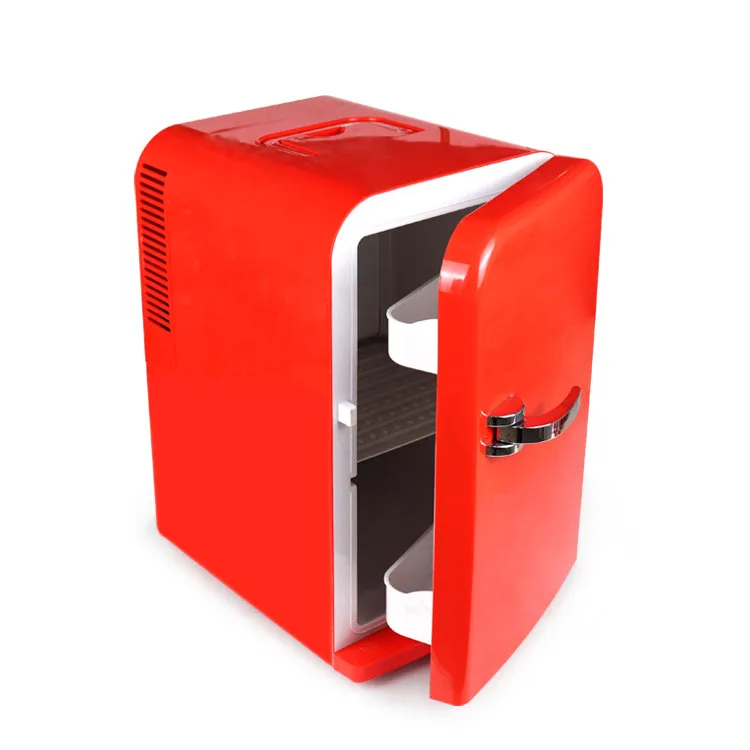 Evercool 15l Red Mini Freezer 12v 220v Thermoelectric Plastic Refrigerator