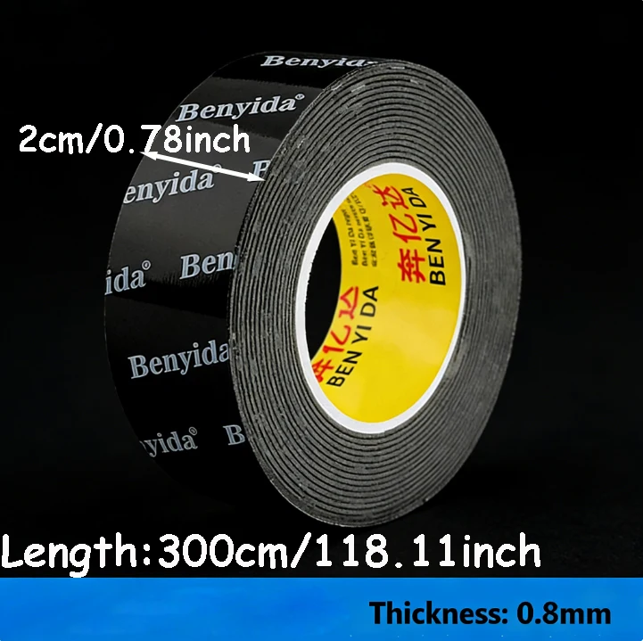 Heavy Duty Automotive Double-Sided Adhesive Tape for Exterior Applications