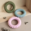 Color Kids 1PC Baby Silicone Teething Toys BPA Free Rattles Teether Toys For Baby Gift Infants Molar Toys Training Sensory Toys 1