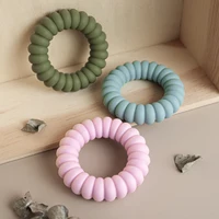 Color Kids 1PC Baby Silicone Teething Toys BPA Free Rattles Teether Toys For Baby Gift Infants Molar Toys Training Sensory Toys 1