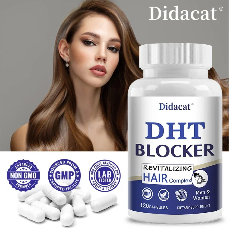Reduces Prostate Inflammation DHT Blockers Promote Hair Growth,Hair Loss,Thinning Hair in Men-Saw Palmetto Prostate Supplement - Image 3