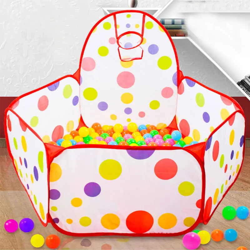 Ball Pool Children's Ocean Ball Pool With Basketball Basket Bobo Pool Toy 0.9M (excluding ball)