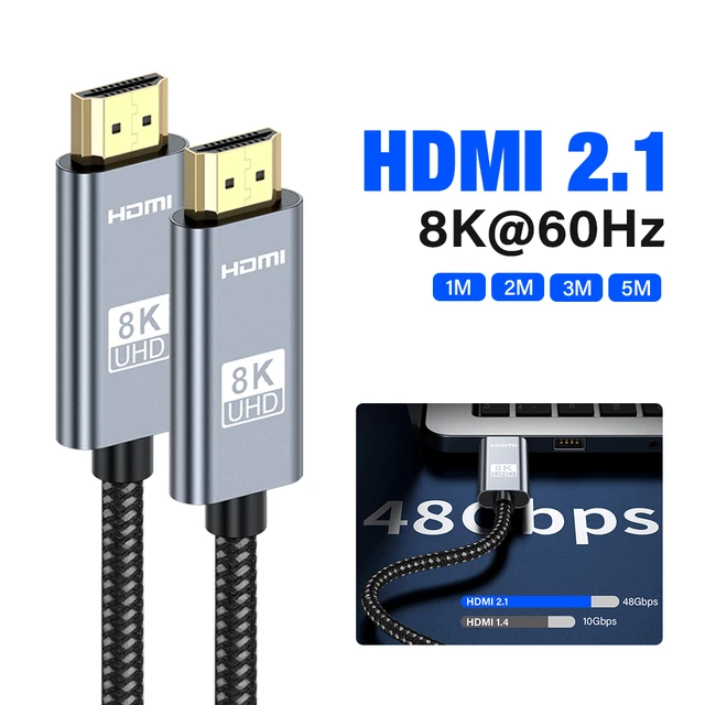 8K HDMI 2.1 Cable Optical Fiber 8K 60Hz HDMI 2.1 Cable 4K 120Hz