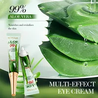 2pcs/kit BIOAQUA Aloe Vera Skin Care Sets Face Eye Cream Moisturizing Hydrating Firming Aloe Creams Face Skin Care Set 6