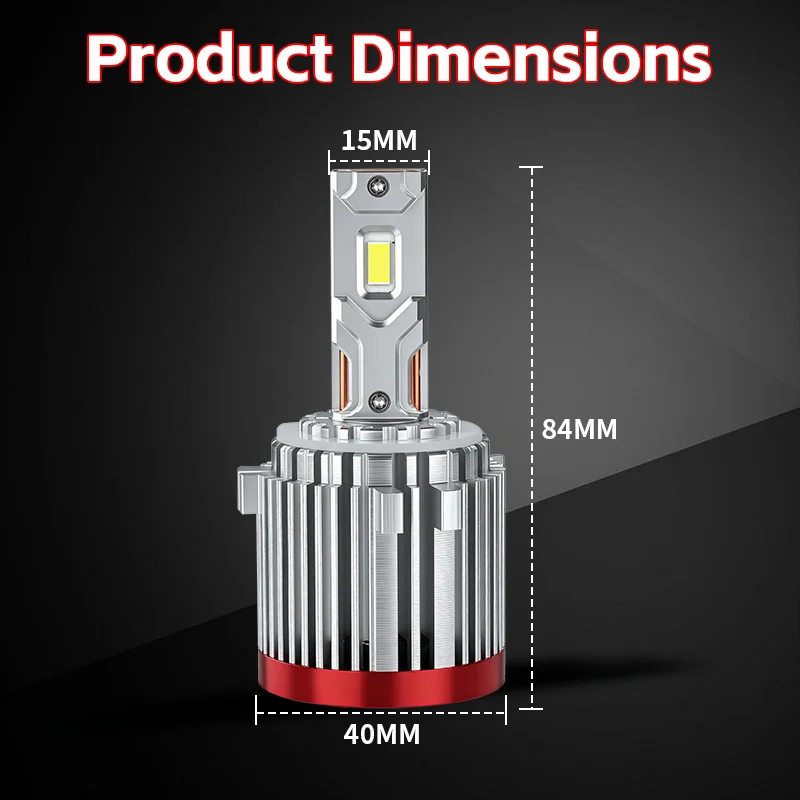 2개입 120W 30000LM H7 LED 헤드라이트 캔버스 노 에러 (VW 골프 6, 골프 7, T-ROC, 파사트, 티구안, 투란, 메르세데스-벤츠) 로우빔 라이트