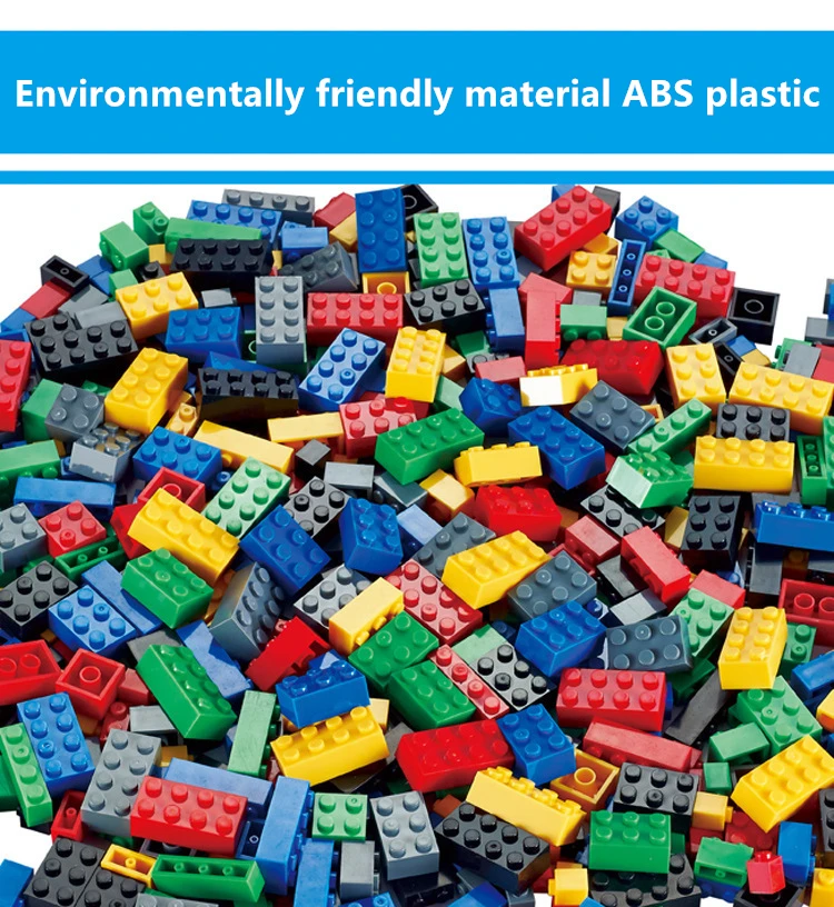 1000 Uds DIY MOC Color montaje aleatorio bloques de construcción